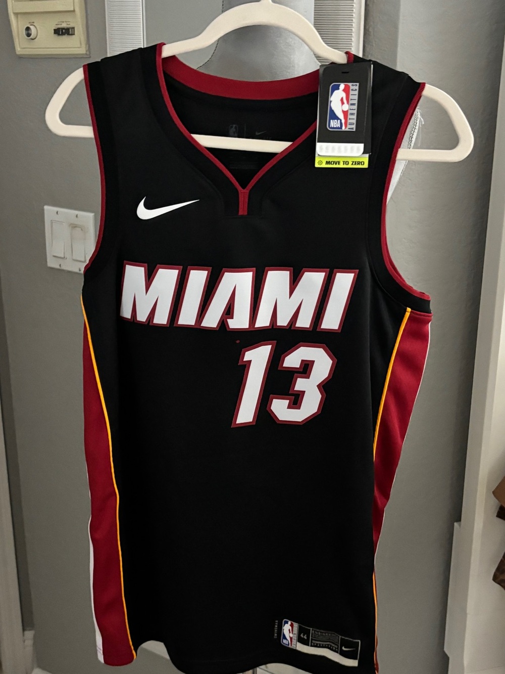 Men's Nike Bam Adebayo Black Miami Heat 2020/21 Swingman Jersey - Icon Edition